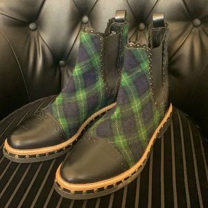 Free People plaid ankle boots. Worn once